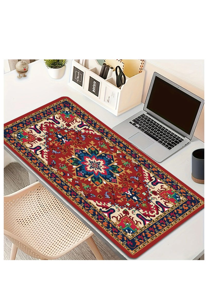 Large Desk Mouse Pad, Waterproof Gaming Mouse Pad, 900 x 400 x 3mm, Gaming Mouse Pad, XXL Desk Pad, Non-Slip Desk Pad, XL Gaming Mouse Pad, Thick Rubber Desk Pad Mouse Pad for Gaming, Office and Home Use - Image 3