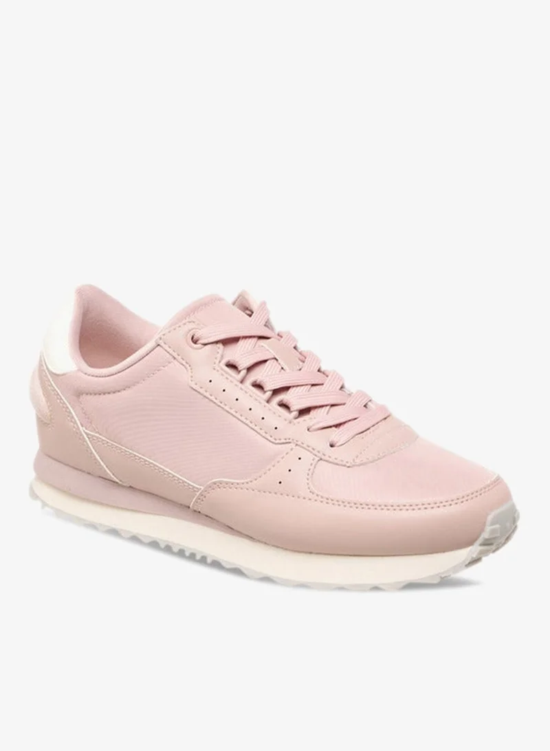 MISSY Women Panelled Sneakers with Lace-Up Closure