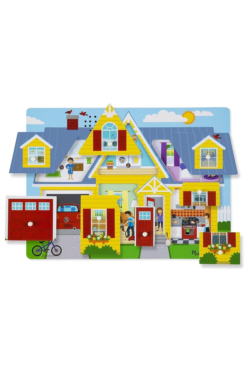 Melissa and Doug Around the House Sound Puzzle (MD734) - Image 1