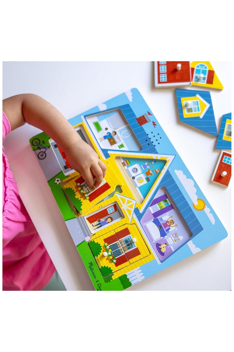 Melissa and Doug Around the House Sound Puzzle (MD734) - Image 3