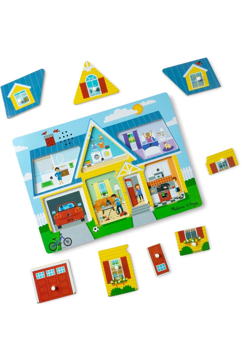 Melissa and Doug Around the House Sound Puzzle (MD734) - Image 4