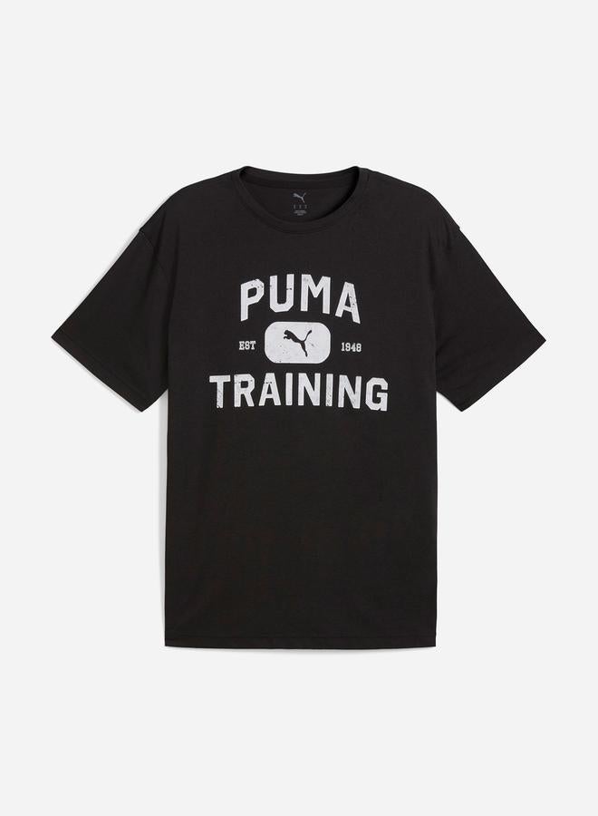 PUMA Round Neck Printed T-Shirt - Image 4