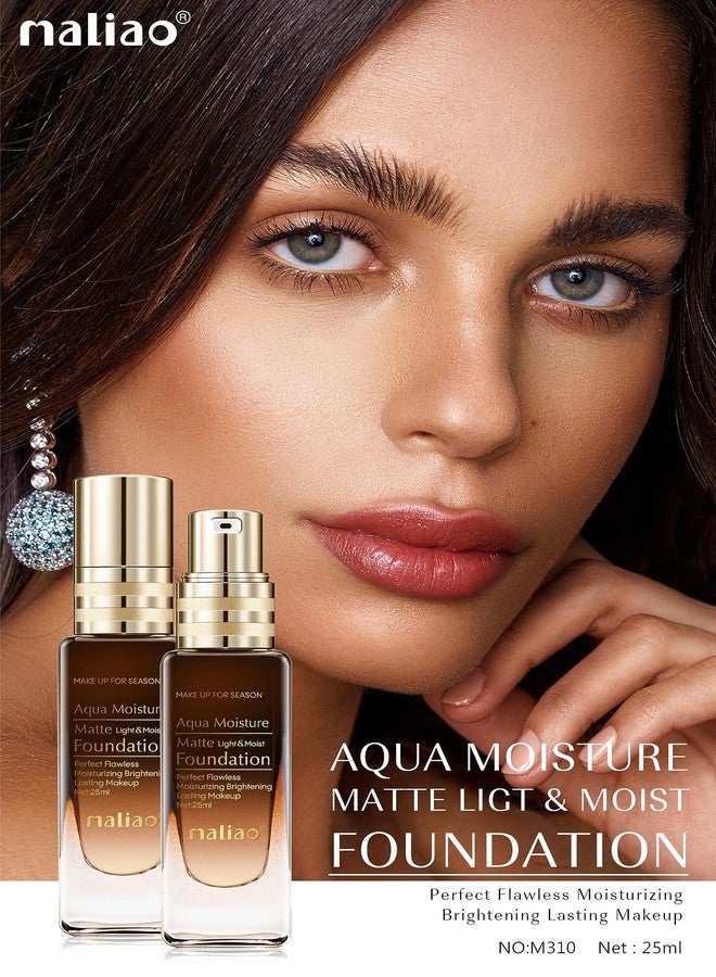 Maliao Aqua Moisture Matte Light & Moist Foundation (NATURAL BEIGE) - Image 4