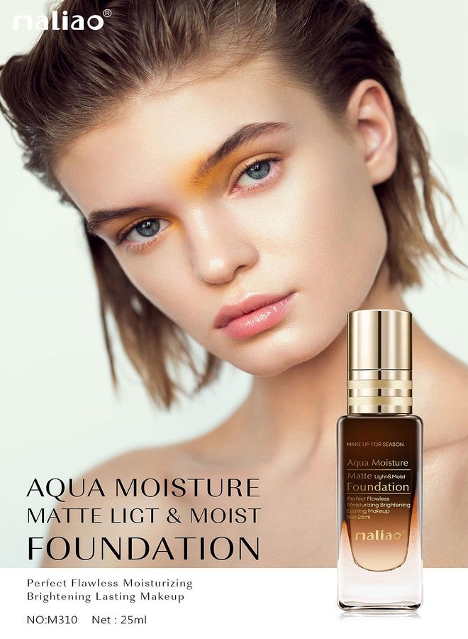 Maliao Aqua Moisture Matte Light & Moist Foundation (NATURAL BEIGE) - Image 5