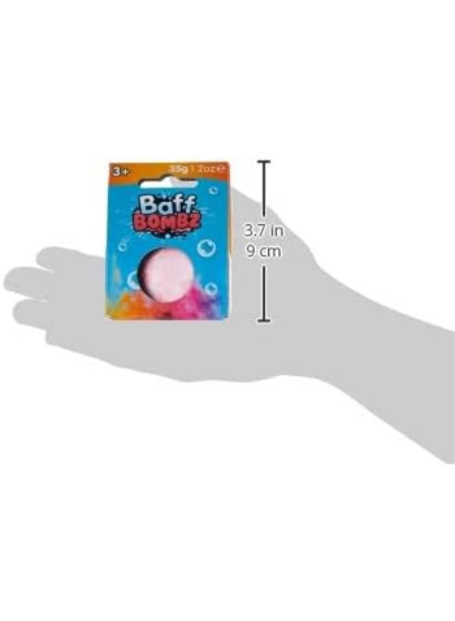 Zimpli Kids قنابل الاستحمام BAFF BOMBZ من زيمبلي كيدز - عبوة دائرية واحدة، قنبلة استحمام فوارة للأطفال، لعبة تغيير لون الماء أثناء الاستحمام، آمنة للبشرة، آمنة للصرف، سهلة التنظيف، خالية من البقع، قابلة للتحلل، مصنوعة في المملكة المتحدة - Image 4
