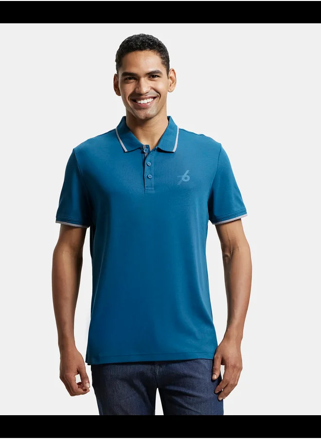 JOCKEY Jockey 3911 Men's Super Combed Cotton Rich Solid Half Sleeve Polo T-Shirt