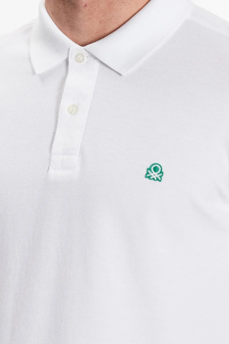 يونايتد كولورز أوف بينتيون Logo 100% Cotton Polo T Shirt Men's Polo T Shirt 3089J3179