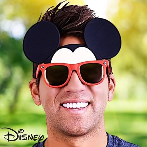 Sun-Staches Disney Official Mickey Mouse Sunglasses Theme Park Accessory Uv 400 One Size Fits Most - Image 5