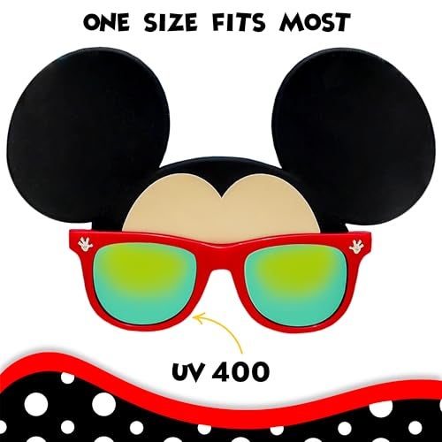 Sun-Staches Disney Official Mickey Mouse Sunglasses Theme Park Accessory Uv 400 One Size Fits Most - Image 2