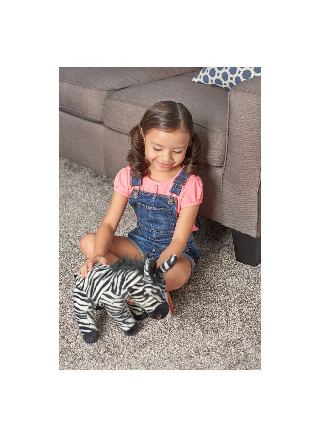 Wild Republic Zebra Plush, Stuffed Animal, Plush Toy, Gifts for Kids, Cuddlekins 12 Inches, Multicolor - Image 2