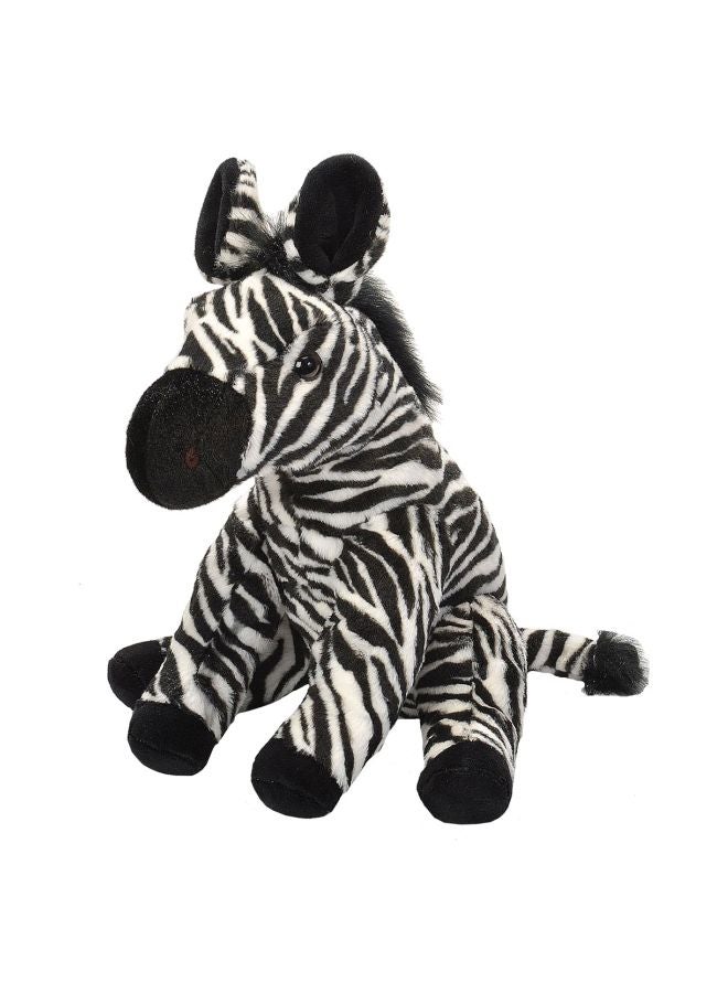 Wild Republic Zebra Plush, Stuffed Animal, Plush Toy, Gifts for Kids, Cuddlekins 12 Inches, Multicolor - Image 1