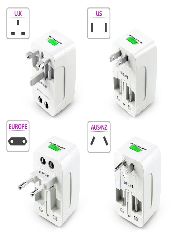 Gadget Hero's All in One Universal Power Adapter with Dual USB Port. Worldwide Travel Adaptor with Surge Protector. - Image 4