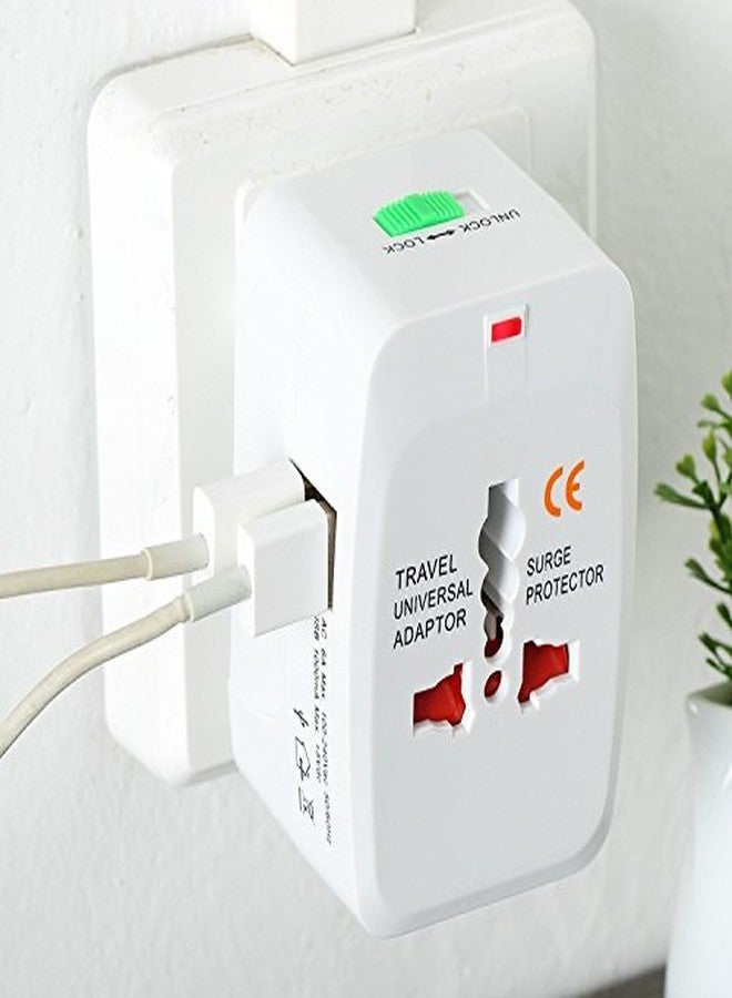 Gadget Hero's All in One Universal Power Adapter with Dual USB Port. Worldwide Travel Adaptor with Surge Protector. - Image 5