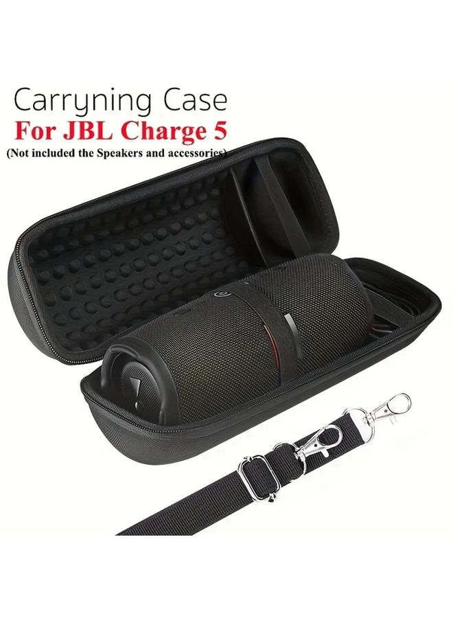 EVA Hard Travel Case for JBL Charge 5 4 Portable Speakers Inner Black - Image 1