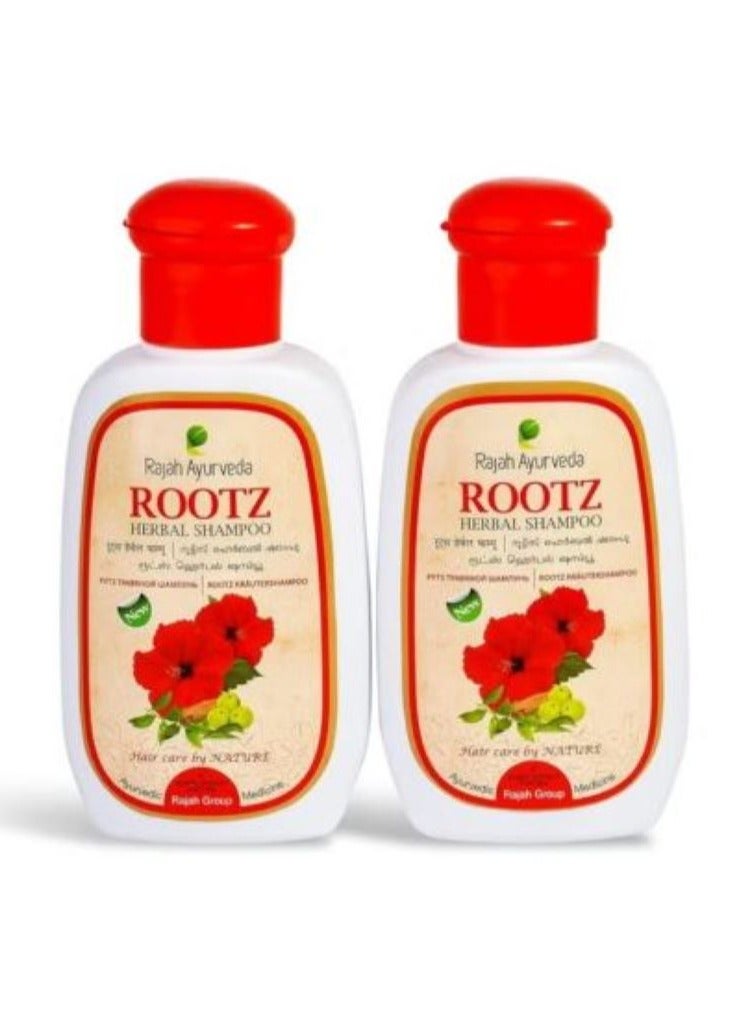 Rajah Ayurveda Rajah Ayurveda Rootz Herbal Shampoo (100ml)- Pack of 2 