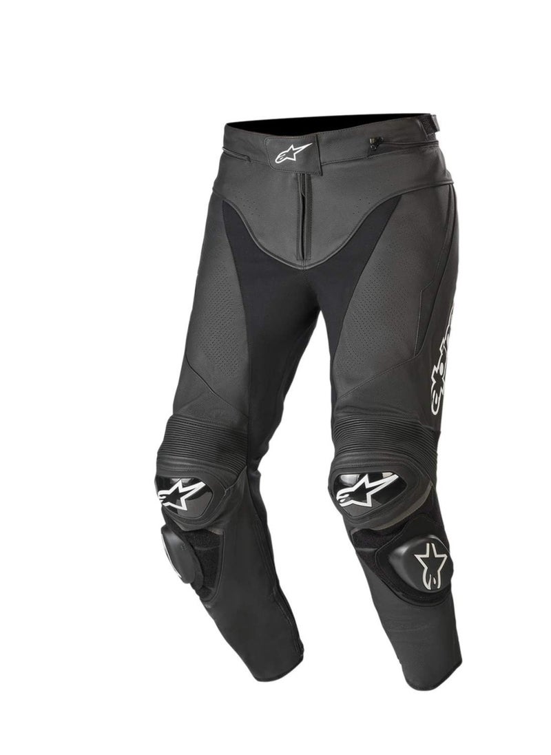 Alpinestars - Alpinestars Track V2 Leather Pant for Motorcycle Riders 3129019-10-60 Black (60) - Image 1