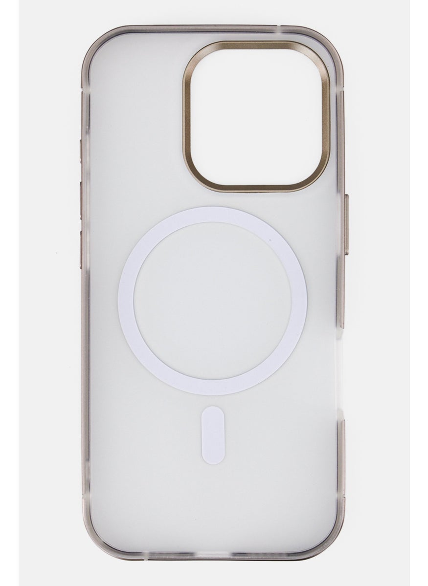 LEVELO iPhone 16 Pro Magsafe Compatible Silicone Case, Grey  - Image 2
