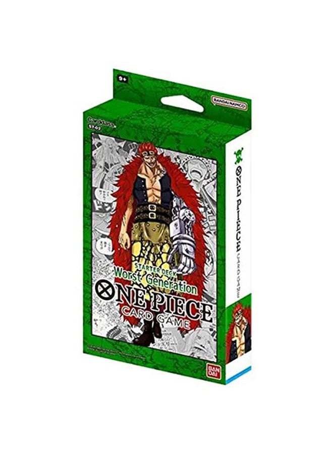 BANDAI NAMCO Entertainment BANDAI NAMCO Entertainment One Piece TCG: Worst Generation Starter Deck, Green - Image 1