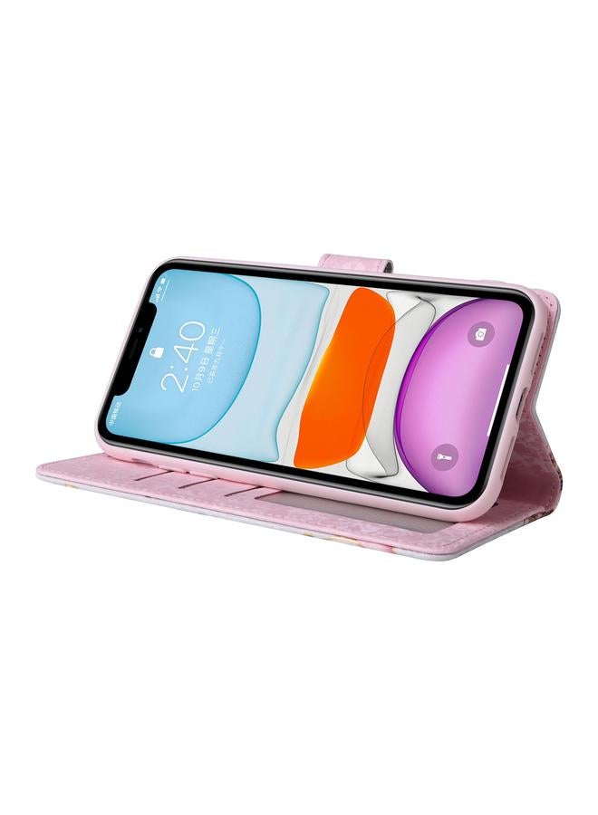 S-TOP Case For iPhone 11 Bronzing Painting RFID Leather Case - Image 4