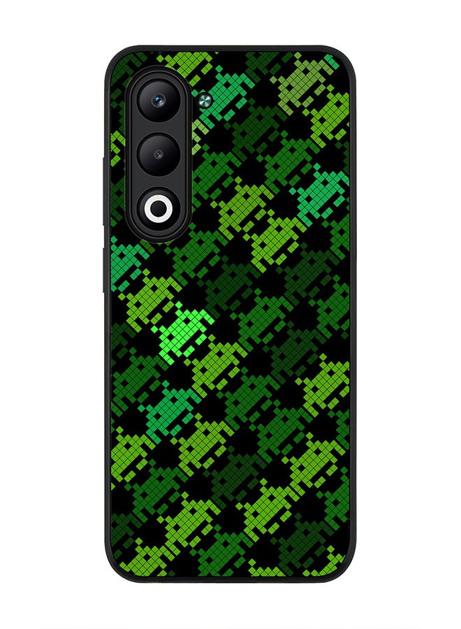 Stylizedd For Oppo A5 5G / A5 4G Case,Slim fit Camera Protection, Shockproof Thin Phone cover  - Invader Matrix