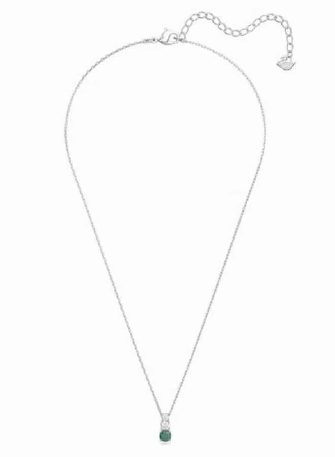 Fashion green diamond pendant necklace - Image 3