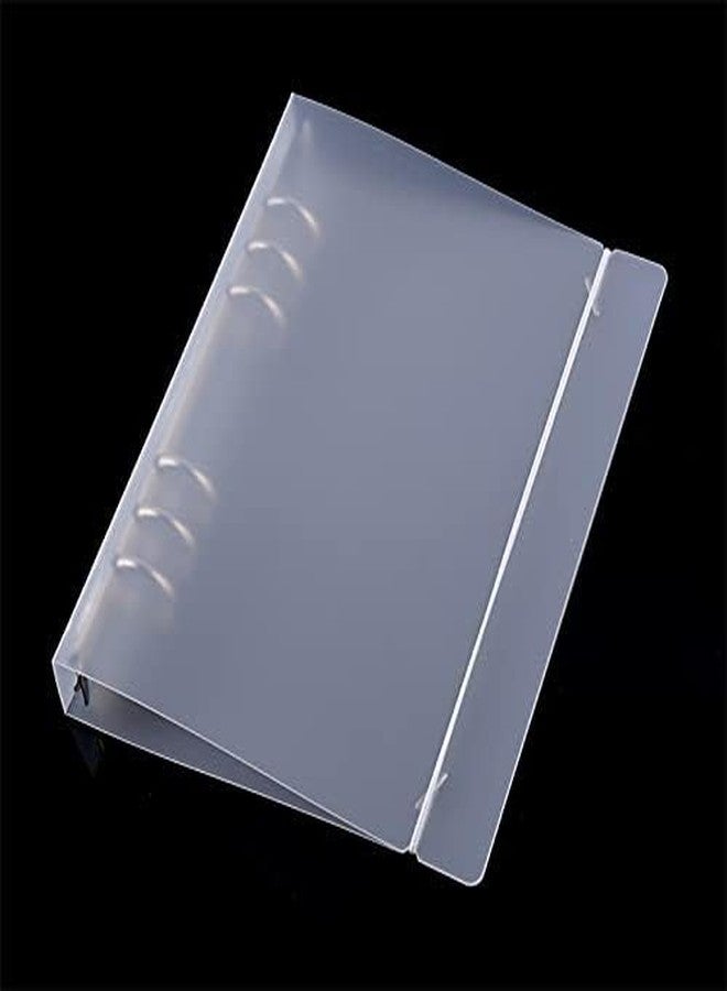 CYFUN DESIGN A5 6 Ring Binder Coveder with Snap Closure Button Storage Book Cover for 6 Hole Planner Pages Refill Insert Die Storage Book Binder - Image 2