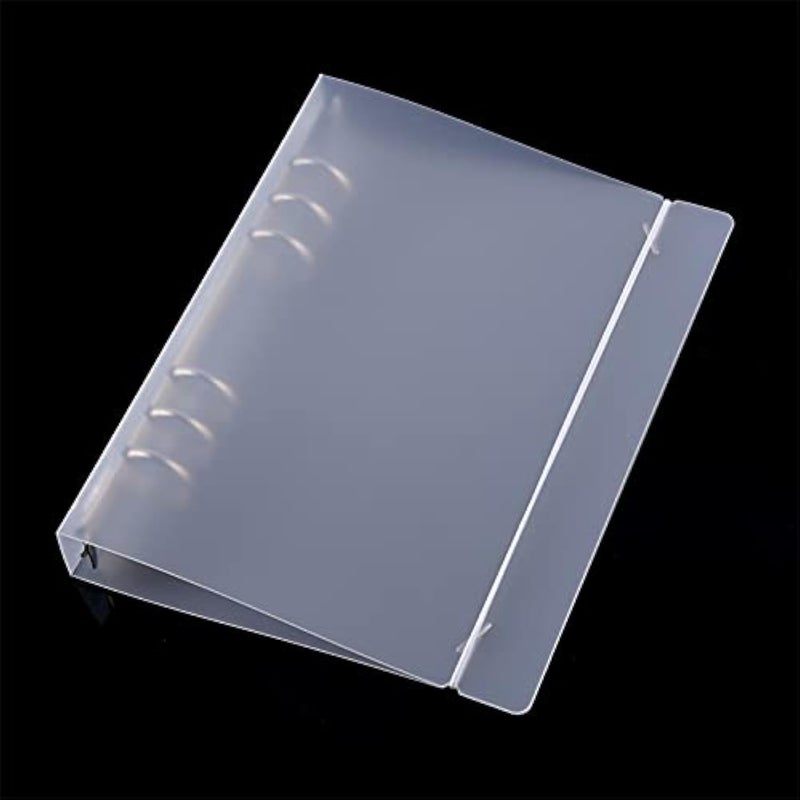 CYFUN DESIGN A5 6 Ring Binder Coveder with Snap Closure Button Storage Book Cover for 6 Hole Planner Pages Refill Insert Die Storage Book Binder - Image 1