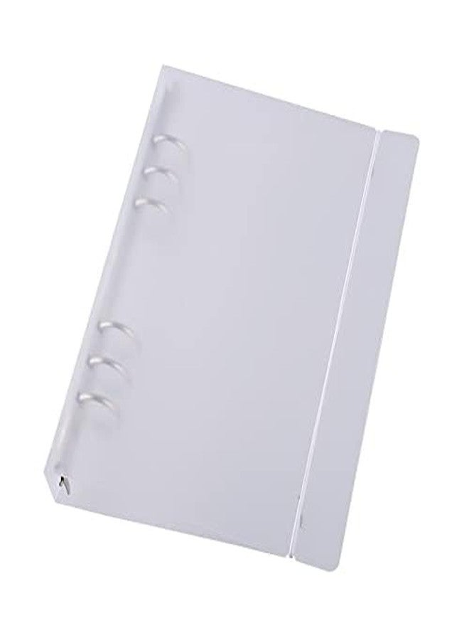 CYFUN DESIGN A5 6 Ring Binder Coveder with Snap Closure Button Storage Book Cover for 6 Hole Planner Pages Refill Insert Die Storage Book Binder - Image 3