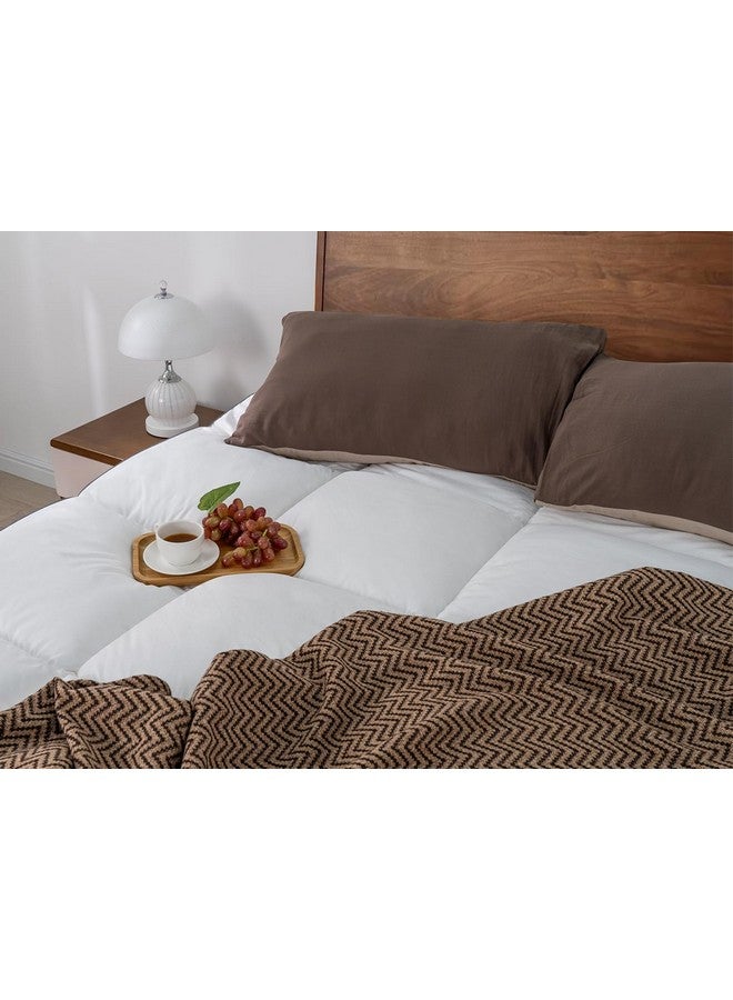 QUEEN ROSE QUEEN ROSE Twin Mattress Topper, Extra Thick 3D Snow Alternative Down Pillow-Top Cooling Mattress Pad Bed Cover Mattress Topper, Hotel Quality, Plush and Support White  - Image 3