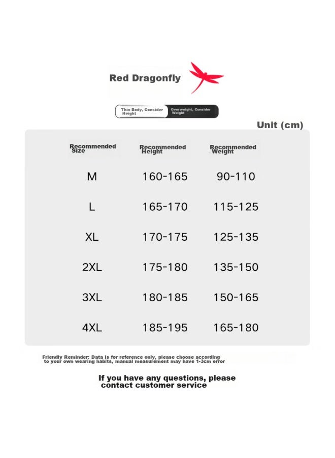 Red Dragonfly Men's Shirt , Versatile Cotton Top, White Long Sleeve, 2XL - Image 3