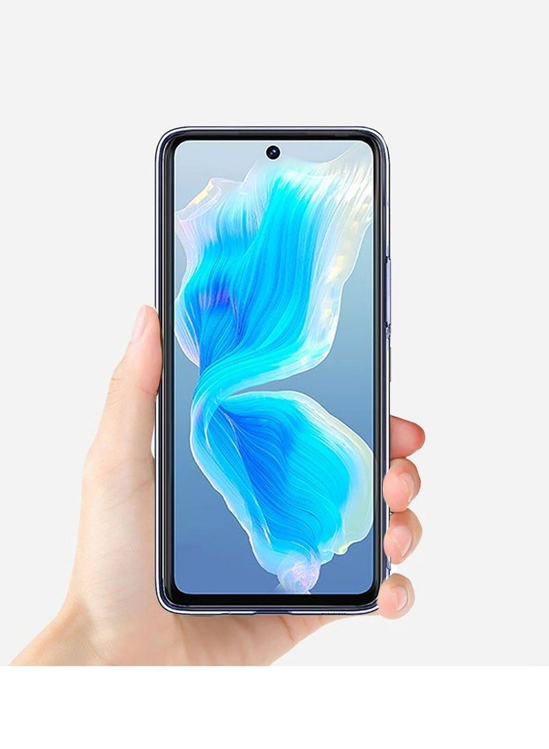 Wtech TPU Soft Corner Case Cover For Tecno Camon 18P 4G Clear - Image 3