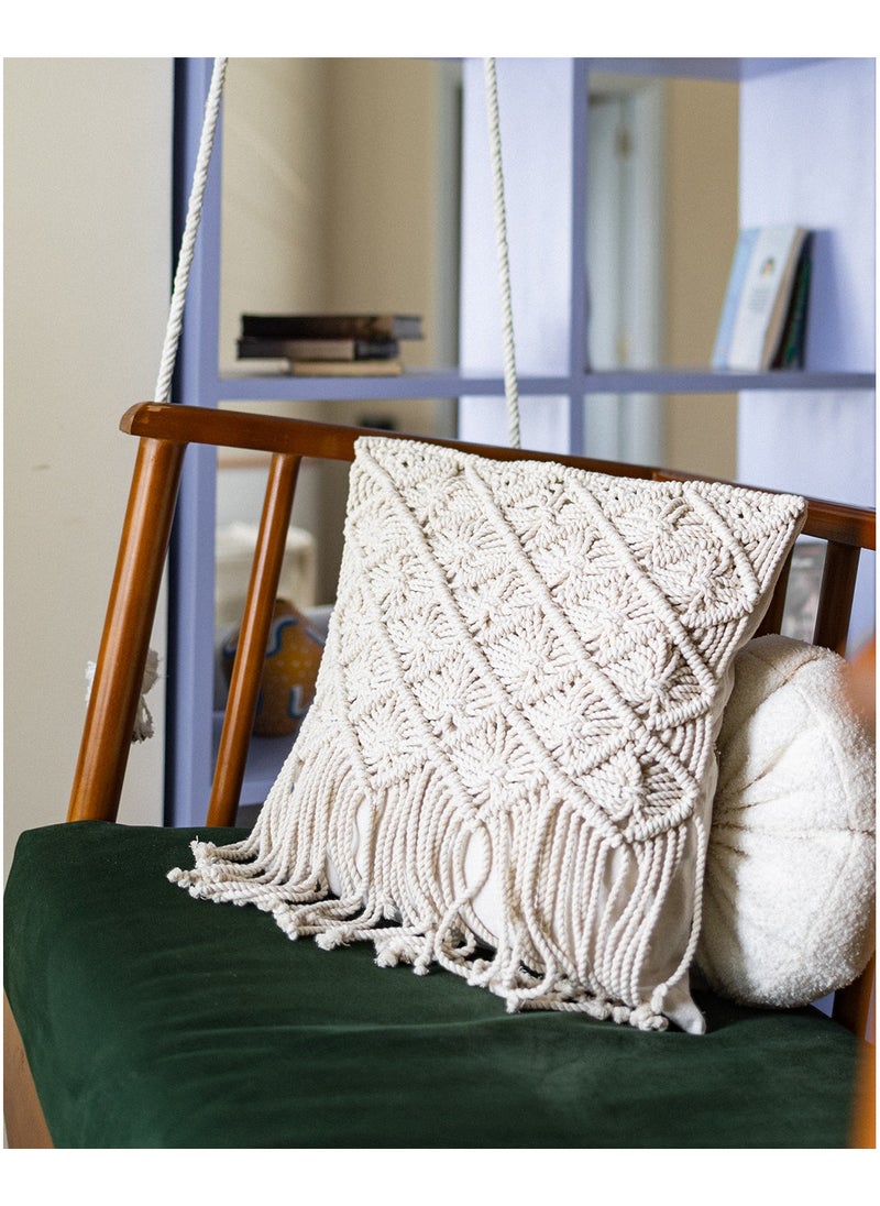 More cottons  مخدة ماكريم (45x45cm)  - Image 2