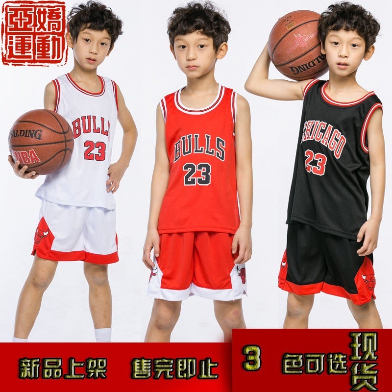 Factory Bull Children'S Clothing 23 Basketball Suit Kindergarten Baby Children'S Performance Clothes Primary School Jersey - Image 2