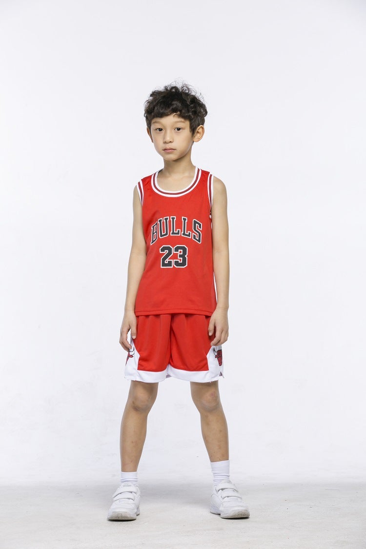 Factory Bull Children'S Clothing 23 Basketball Suit Kindergarten Baby Children'S Performance Clothes Primary School Jersey - Image 1