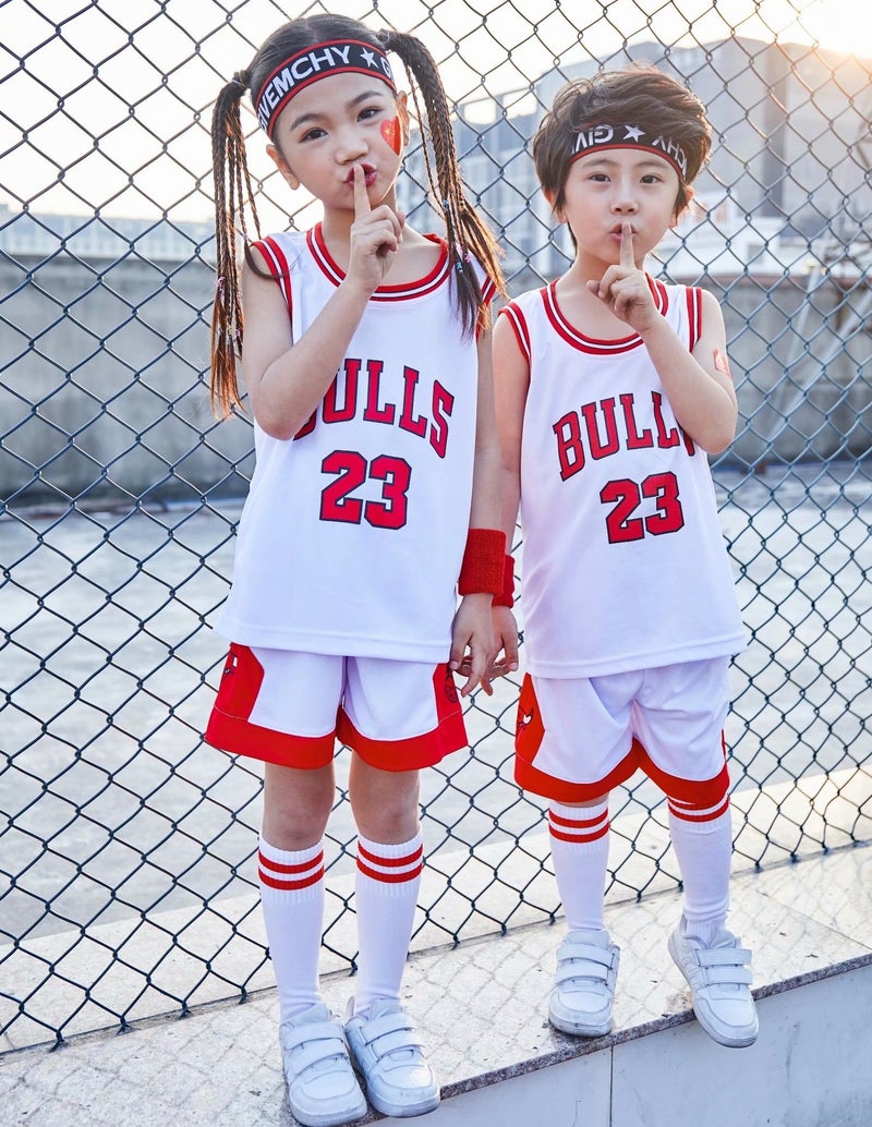 Factory Bull Children'S Clothing 23 Basketball Suit Kindergarten Baby Children'S Performance Clothes Primary School Jersey - Image 5