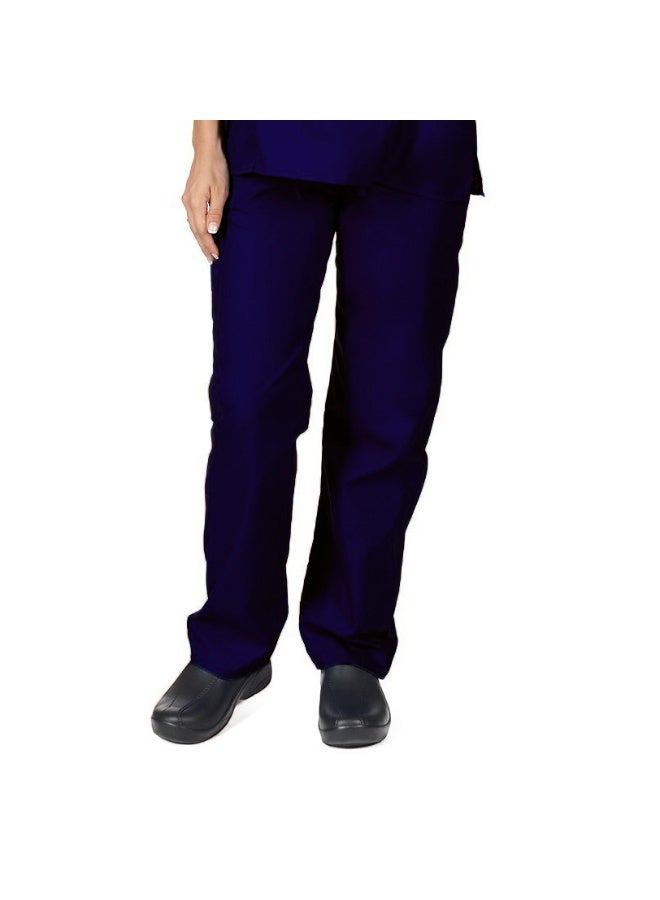 Loquat Men's and Womens Medical Scrubs trousers Medical Uniform Long trousers Navy Blue - Image 1