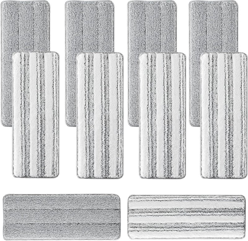 Bluearks 10 قطع من وسادات استبدال الممسحة Joymoop، مقاس 13 × 4.9 بوصة، وسادات ممسحة عالمية، عبوات رأس ممسحة قابلة للغسل، متوافقة مع معظم المماسح بحجم 11-13 بوصة - Image 1