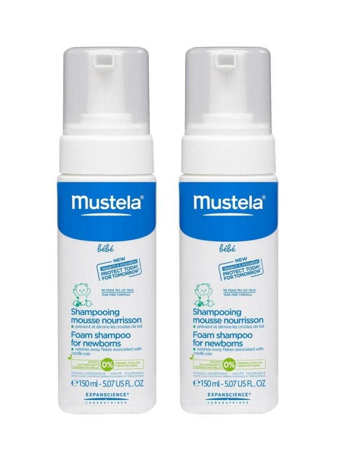 Mustela 2 pack foam shampoo - Image 1
