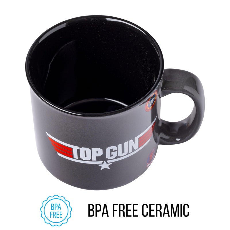 Silver Buffalo Top Gun Maverick Ceramic Camper Mug, 20 Ounces - Image 4
