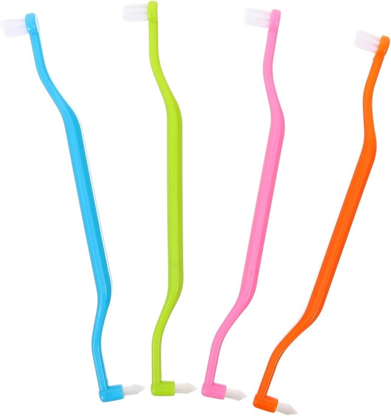 Double Headed Interdental Toothbrush 4 Pack for Braces Dentures and Hard to Reach Areas - Image 2