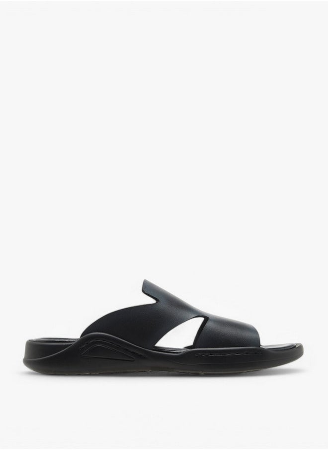 DUCHINI Men's Solid Slip-On Sandals  - Image 3