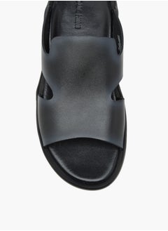DUCHINI Men's Solid Slip-On Sandals  - Image 2