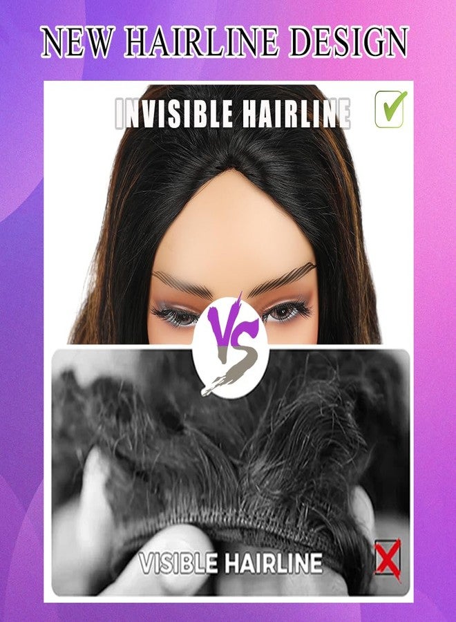 Miss Lee Body Wave Half Wig Human Hair 200% Density 3 In 1 Half Wig Glueless Wigs Human Hair Wear and Go Drawstring Seamless Flip Headband Wig for Women Beginner Friendly（1B/30 16inch） - Image 2
