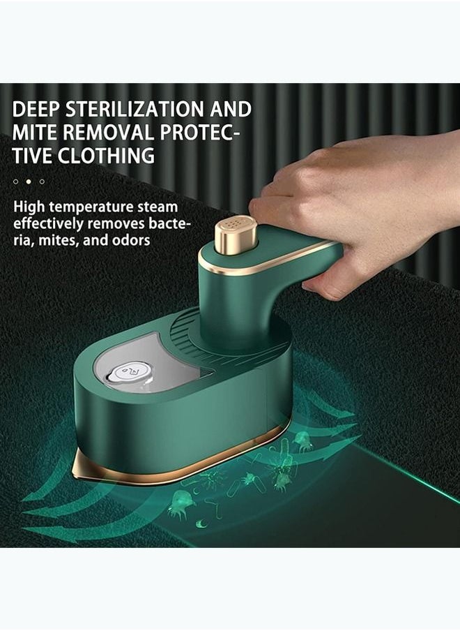 Arabest - Upgrade Portable Ironing Machine,180°Rotatable Handheld Mini Steam Iron,Travel Garment Steamer,Micro Steam Iron for Fabric Clothes,Dormitory Clothes Ironing Tool - Image 1