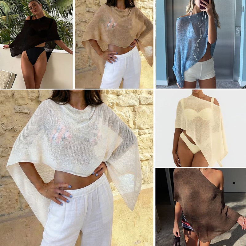 غطاء بيكيني محبوك للشاطئ - Image 1