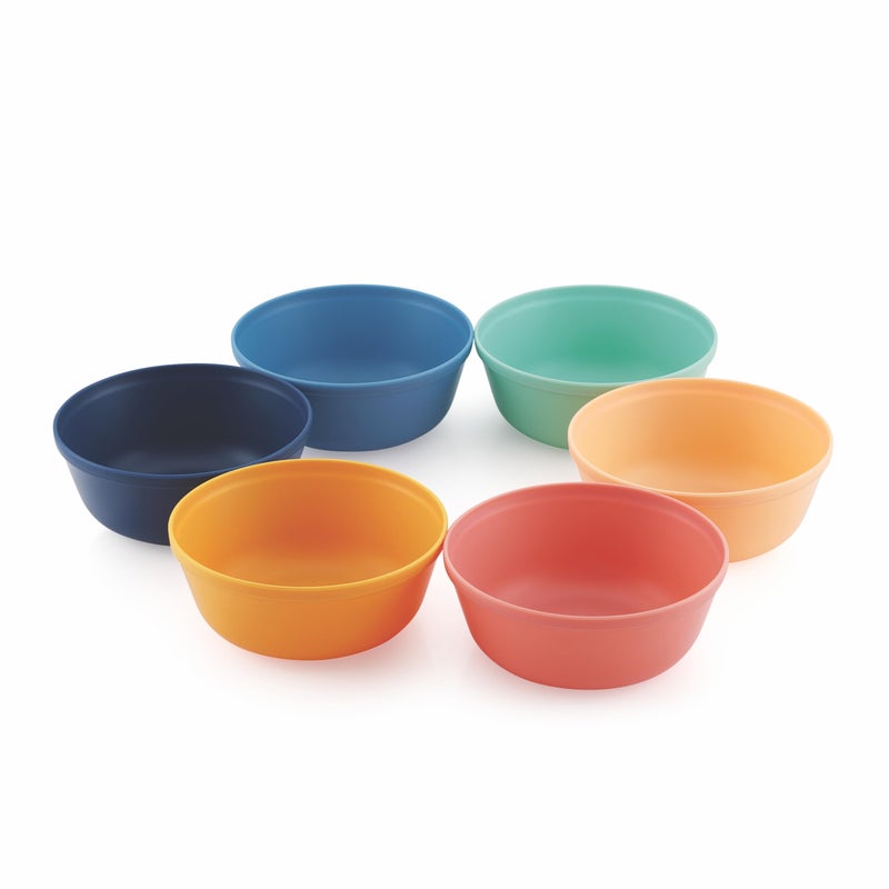 MASTER COOK MASTERCOOK Plastic Bowls Set of 6 â€“ 15oz Multipurpose Deep Plates Salad and Pasta Bowls Ideal for Home, Kids, Parties â€“ Stackable Bowl for Kitchen â€“ Non-BPA and Food Grade â€“ Cute Colors - Image 1