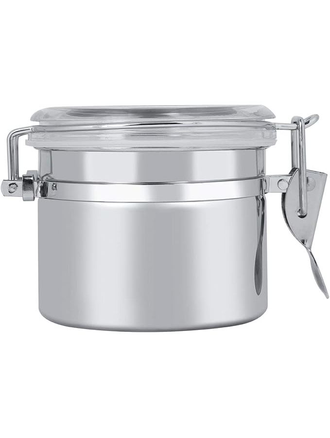 Airtight Food Storage Canisters Set Stainless Steel Kitchen Container For Tea Coffee Sugar Flour Size A 10 7 4cm - Image 1