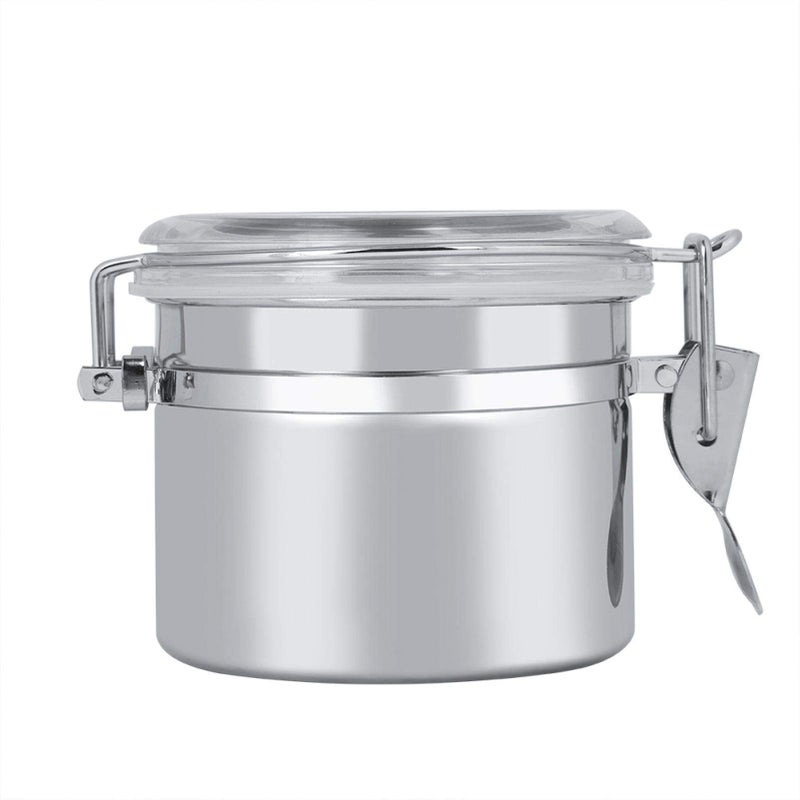 Airtight Food Storage Canisters Set Stainless Steel Kitchen Container For Tea Coffee Sugar Flour Size A 10 7 4cm - Image 2