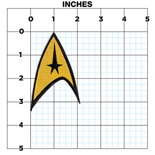 Ata-Boy Star Trek Command Insignia Patch Patch, Iron On Patches - Gifts & Merchandise - Image 3