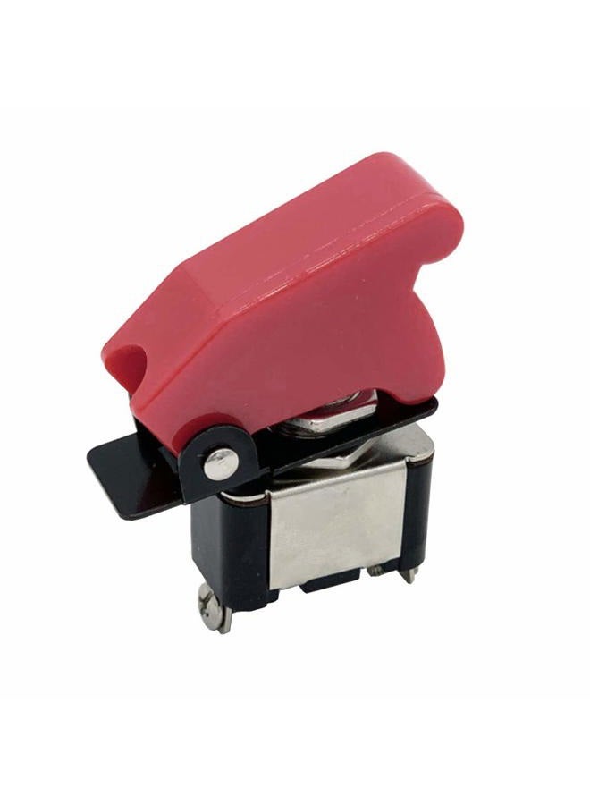 ESUPPORT 12V 20A Red Cover Rocker Toggle Switch SPST ON/OFF Car 2Pin Blue CXCP212C - Image 5